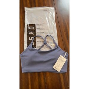 LSKD Twist Sports Bra Women's Medium, Night Shadow, NWT, Brand New